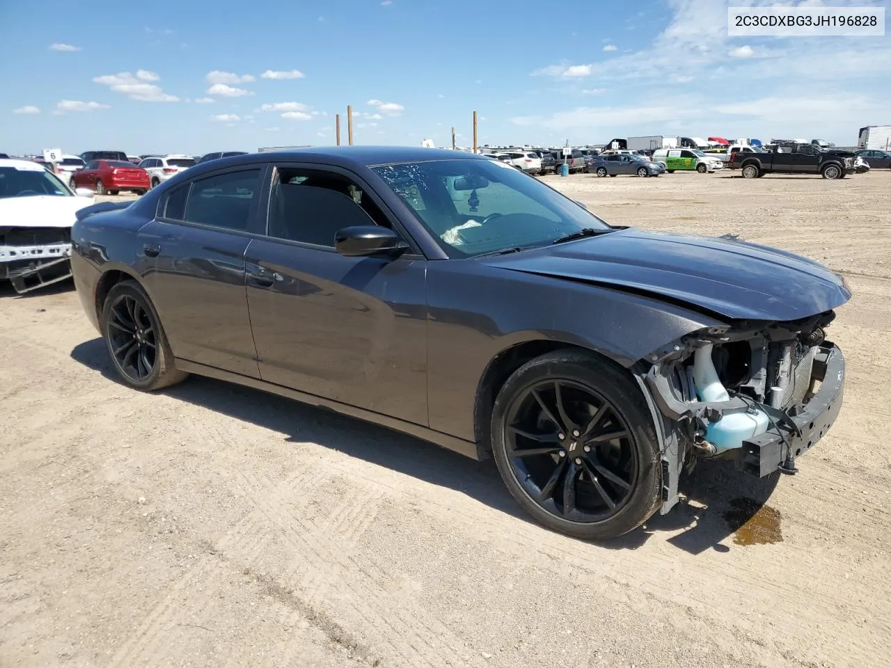 2C3CDXBG3JH196828 2018 Dodge Charger Sxt