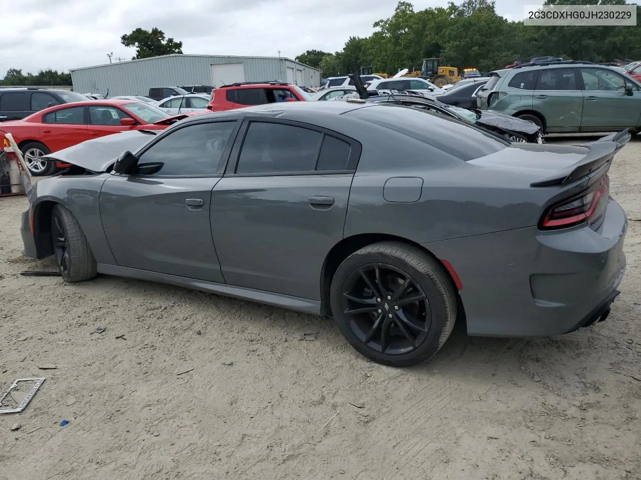 2018 Dodge Charger Sxt Plus VIN: 2C3CDXHG0JH230229 Lot: 70102294