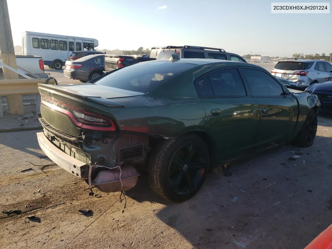 2C3CDXHGXJH201224 2018 Dodge Charger Sxt Plus