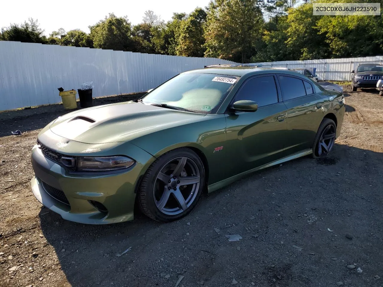 2018 Dodge Charger R/T 392 VIN: 2C3CDXGJ6JH223590 Lot: 70492754