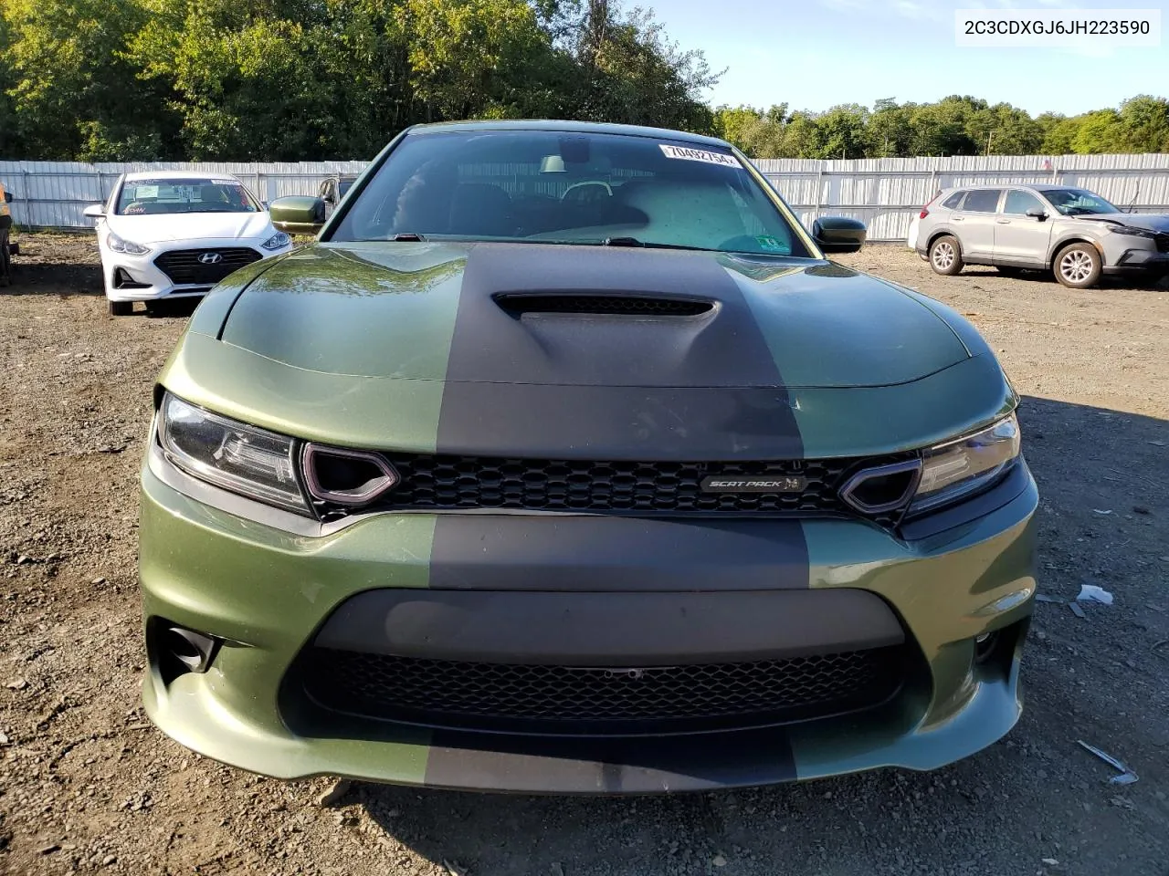 2018 Dodge Charger R/T 392 VIN: 2C3CDXGJ6JH223590 Lot: 70492754