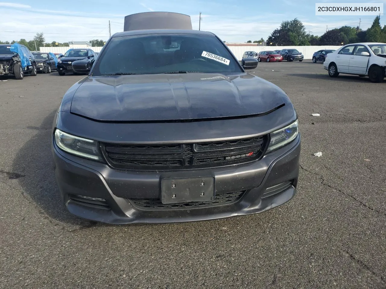 2C3CDXHGXJH166801 2018 Dodge Charger Sxt Plus