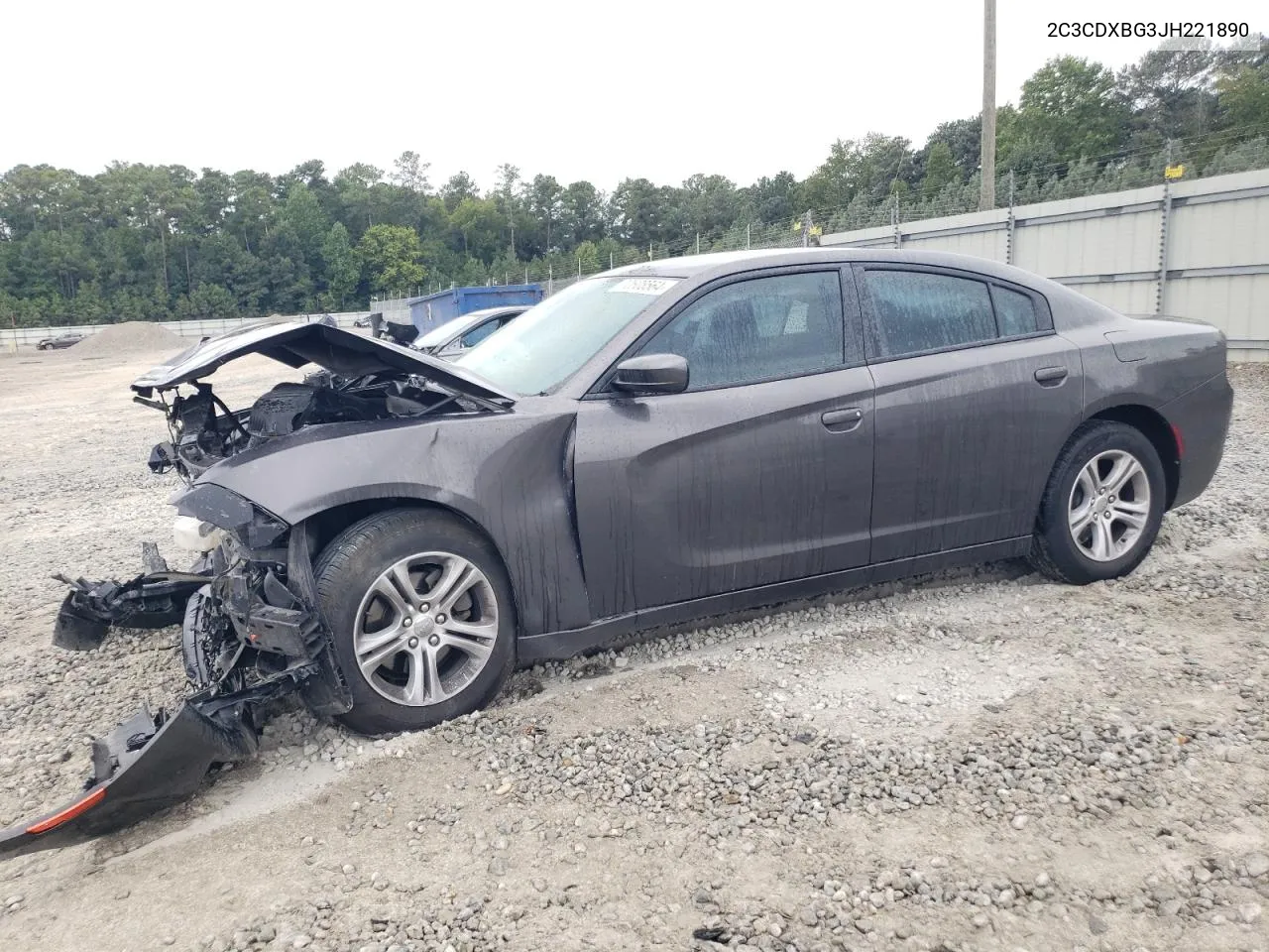 2C3CDXBG3JH221890 2018 Dodge Charger Sxt