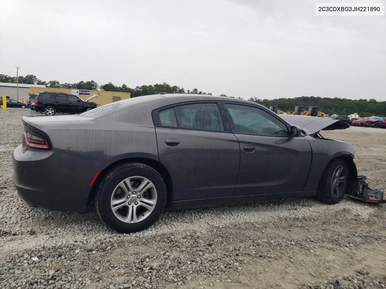 2018 Dodge Charger Sxt VIN: 2C3CDXBG3JH221890 Lot: 70608564