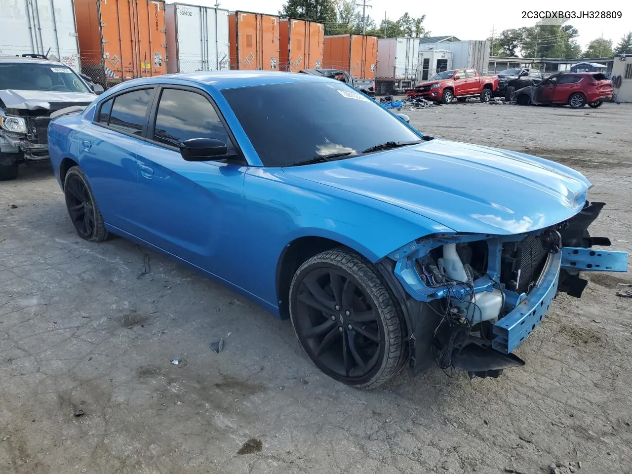 2C3CDXBG3JH328809 2018 Dodge Charger Sxt