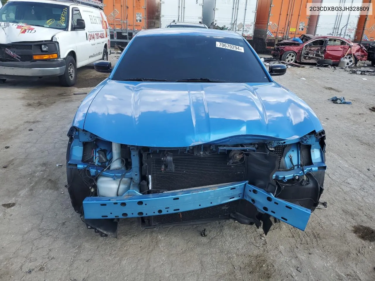 2C3CDXBG3JH328809 2018 Dodge Charger Sxt