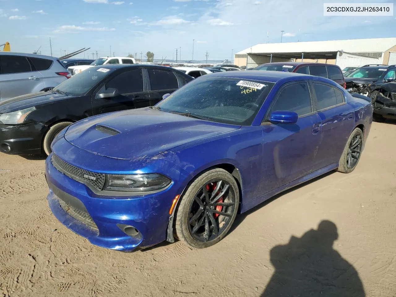 2018 Dodge Charger R/T 392 VIN: 2C3CDXGJ2JH263410 Lot: 70900854