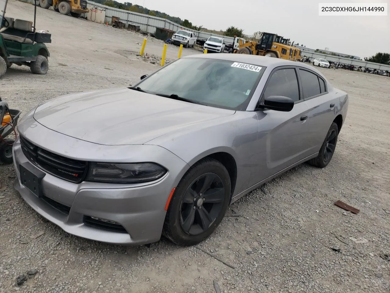 2C3CDXHG6JH144990 2018 Dodge Charger Sxt Plus