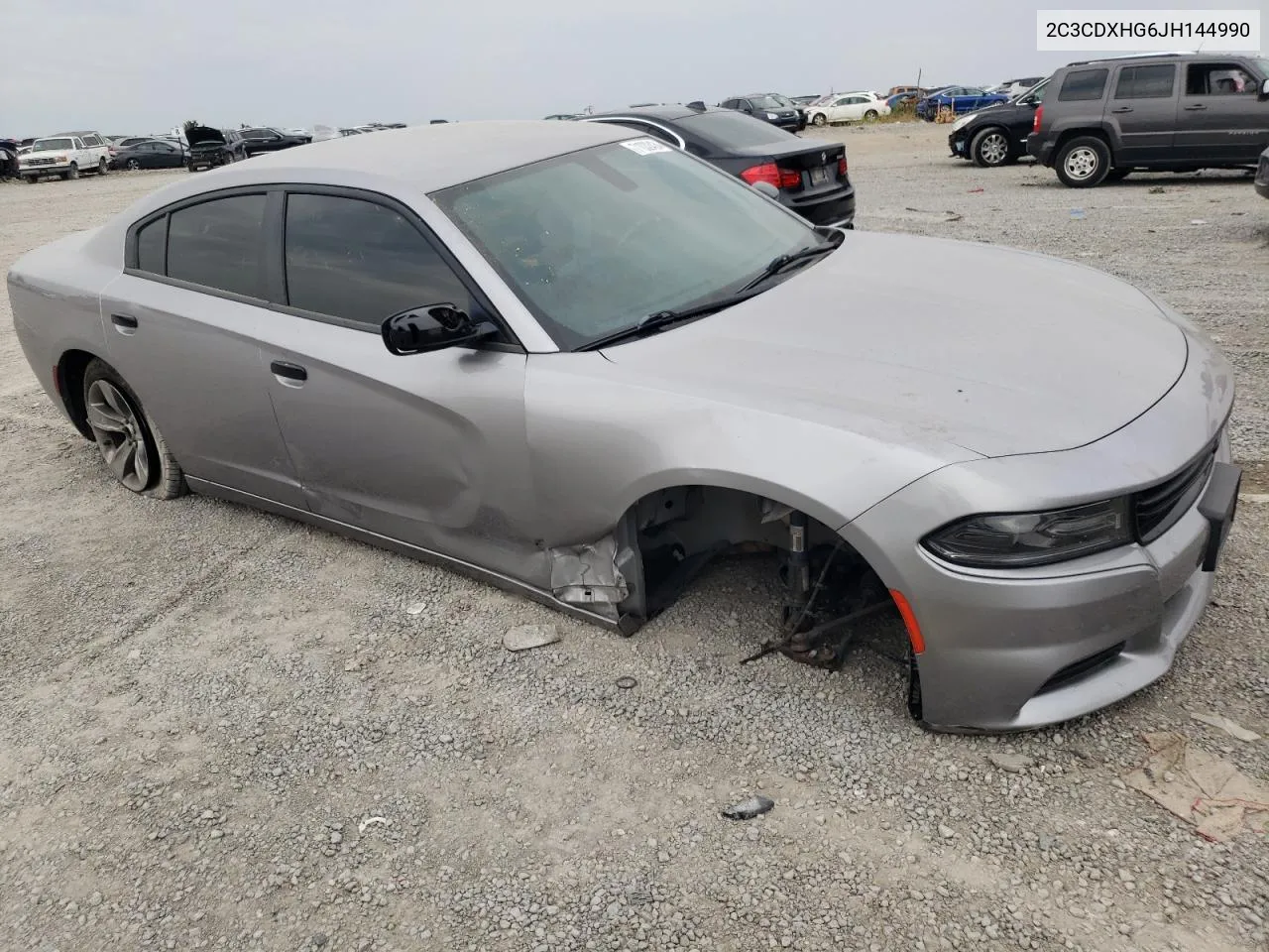 2018 Dodge Charger Sxt Plus VIN: 2C3CDXHG6JH144990 Lot: 71032424