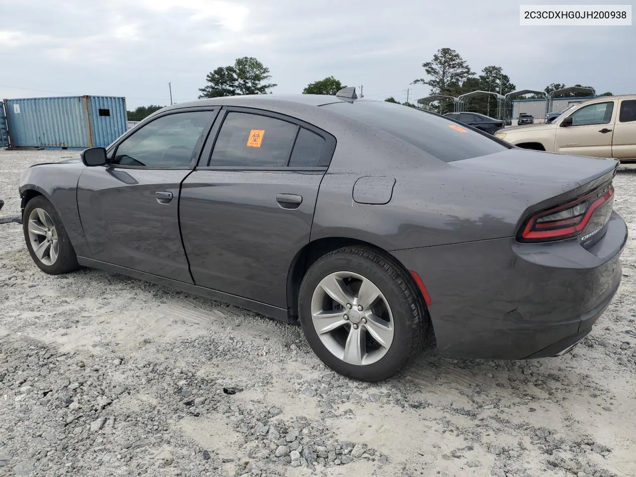 2018 Dodge Charger Sxt Plus VIN: 2C3CDXHG0JH200938 Lot: 71125244