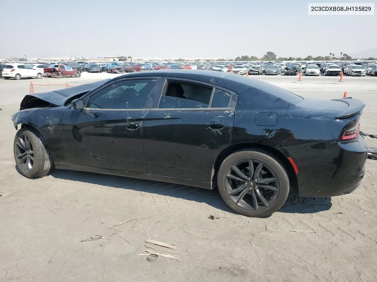 2C3CDXBG8JH135829 2018 Dodge Charger Sxt