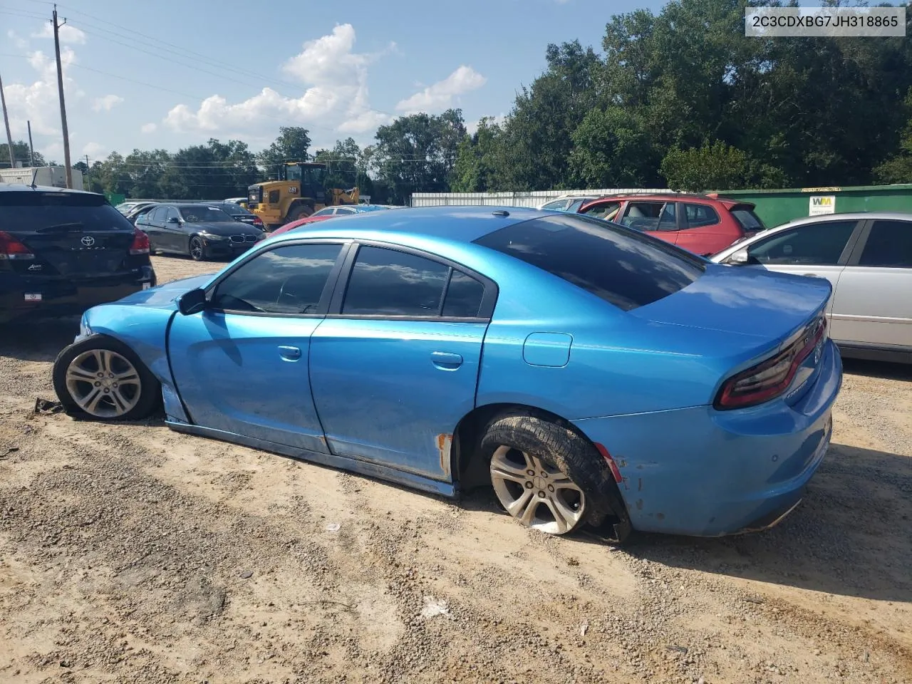 2C3CDXBG7JH318865 2018 Dodge Charger Sxt