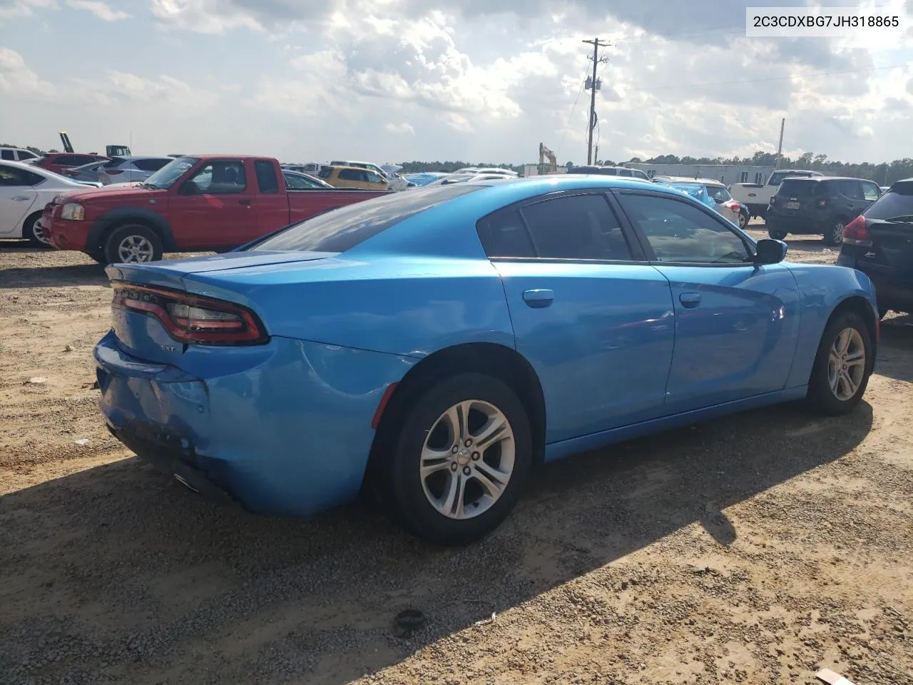 2C3CDXBG7JH318865 2018 Dodge Charger Sxt