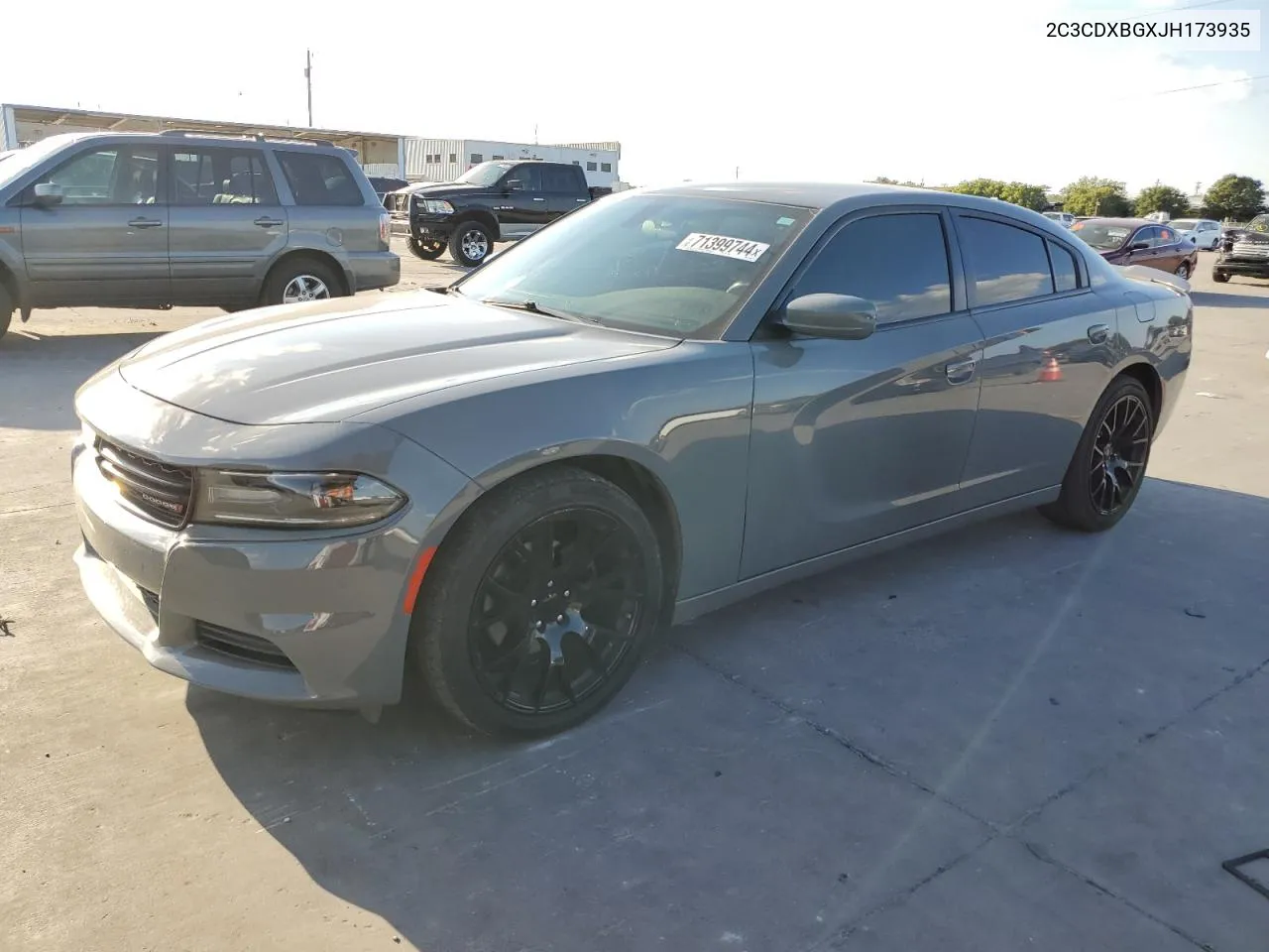 2018 Dodge Charger Sxt VIN: 2C3CDXBGXJH173935 Lot: 71399744