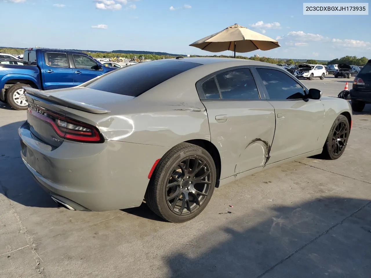 2018 Dodge Charger Sxt VIN: 2C3CDXBGXJH173935 Lot: 71399744