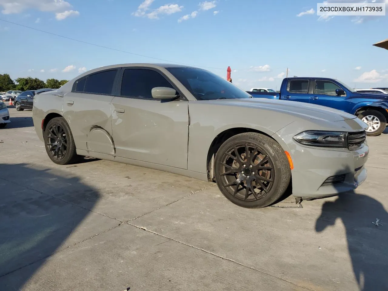 2C3CDXBGXJH173935 2018 Dodge Charger Sxt