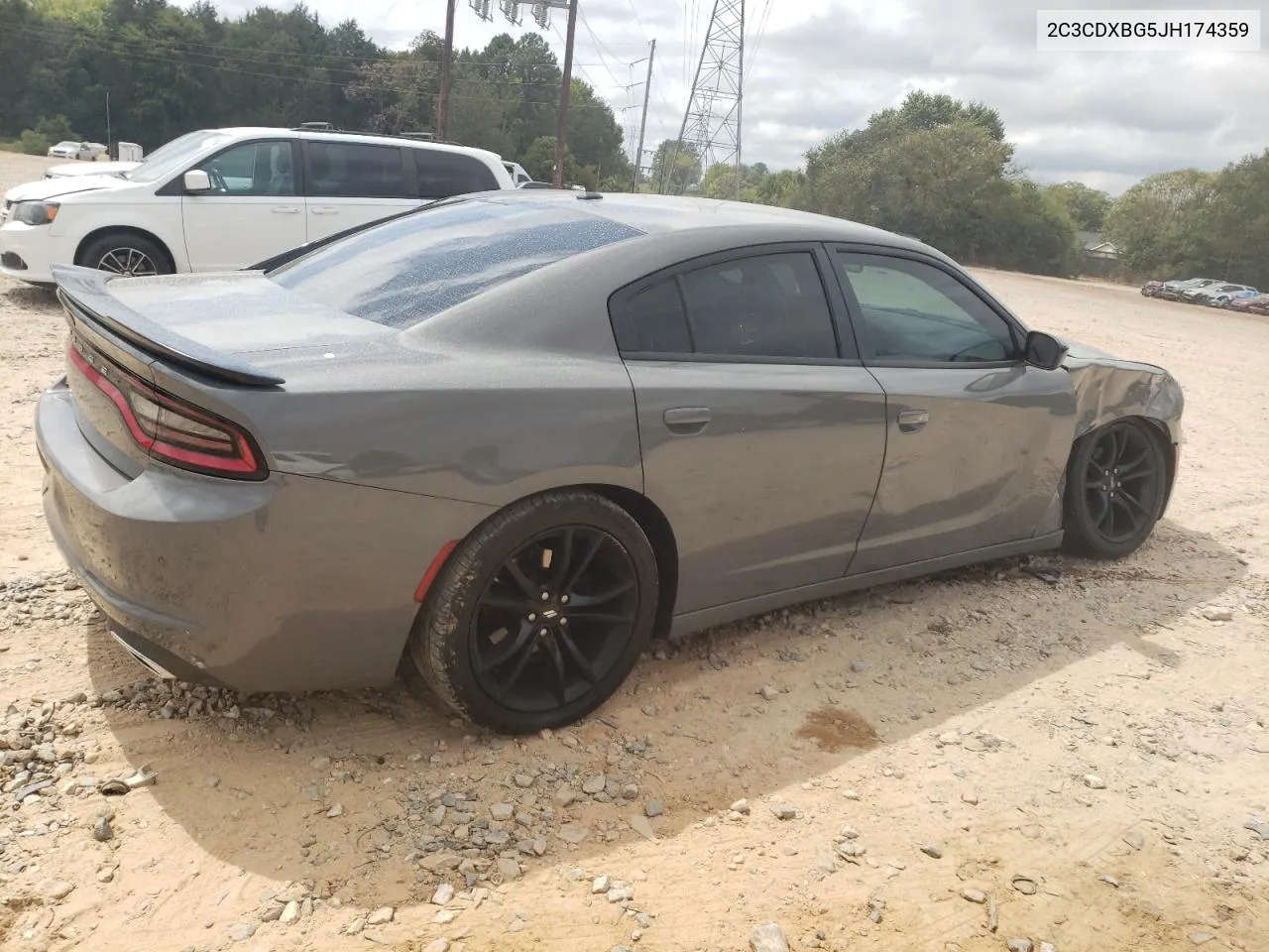 2018 Dodge Charger Sxt VIN: 2C3CDXBG5JH174359 Lot: 71639714