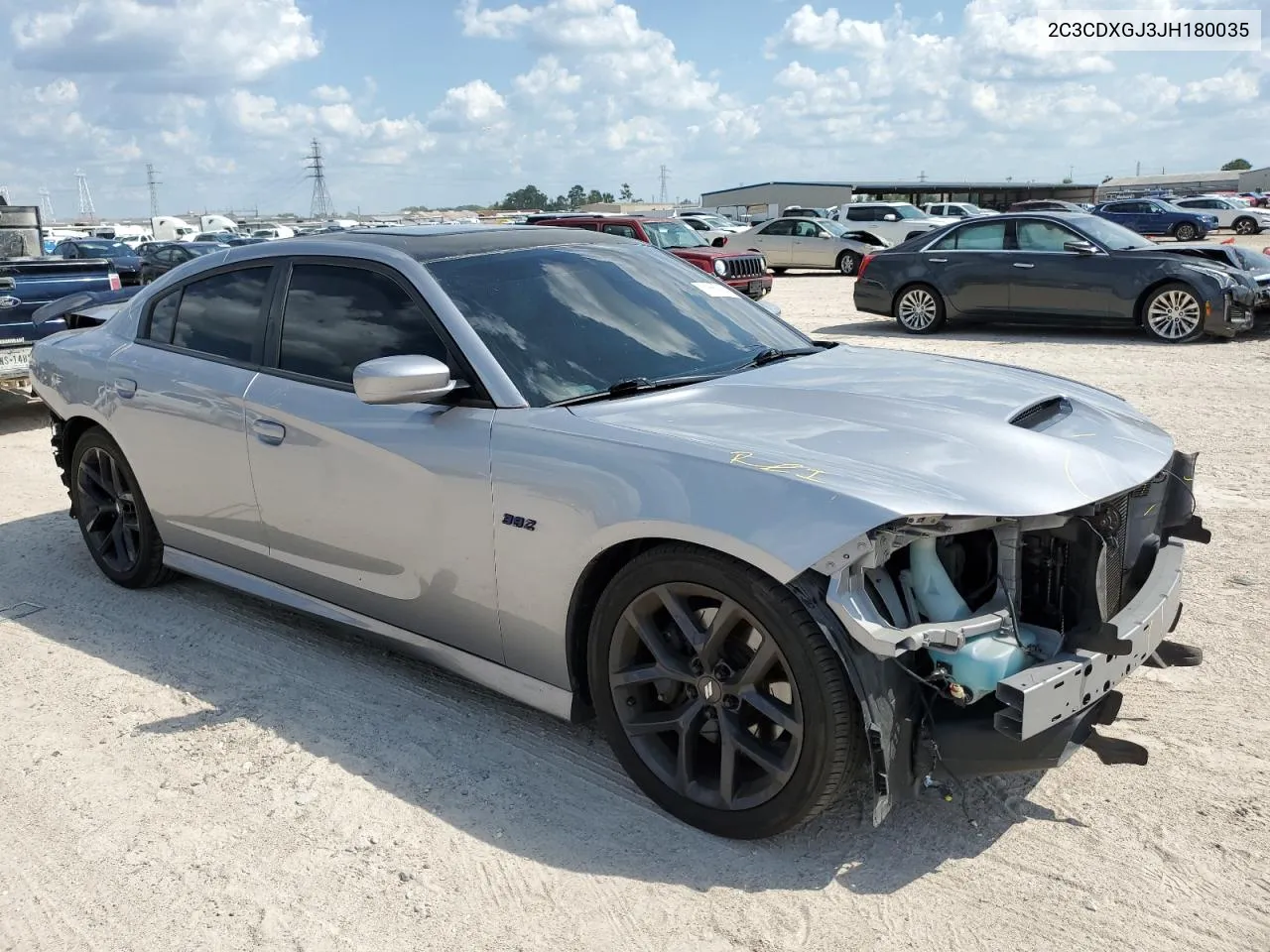 2018 Dodge Charger R/T 392 VIN: 2C3CDXGJ3JH180035 Lot: 71657914