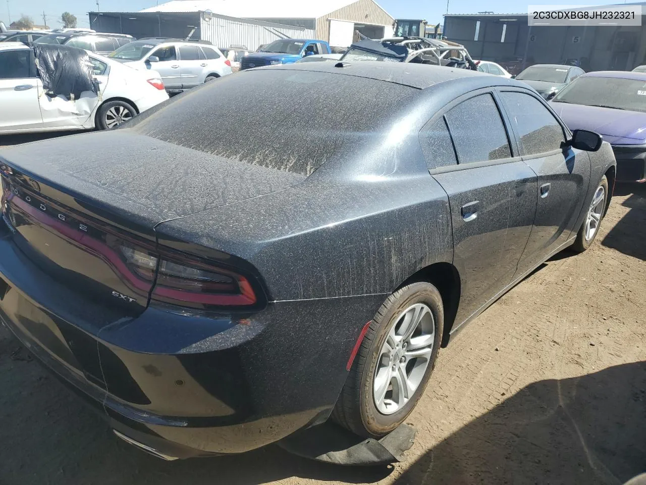 2C3CDXBG8JH232321 2018 Dodge Charger Sxt