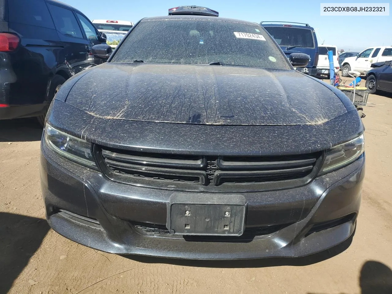 2C3CDXBG8JH232321 2018 Dodge Charger Sxt