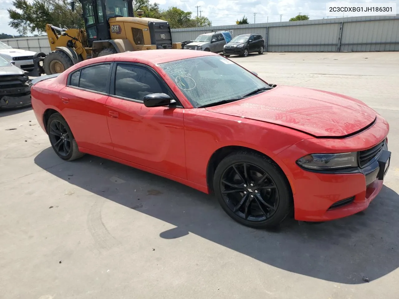 2018 Dodge Charger Sxt VIN: 2C3CDXBG1JH186301 Lot: 71858424