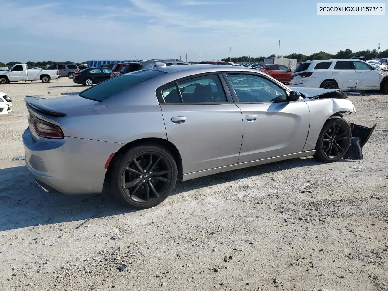 2C3CDXHGXJH157340 2018 Dodge Charger Sxt Plus