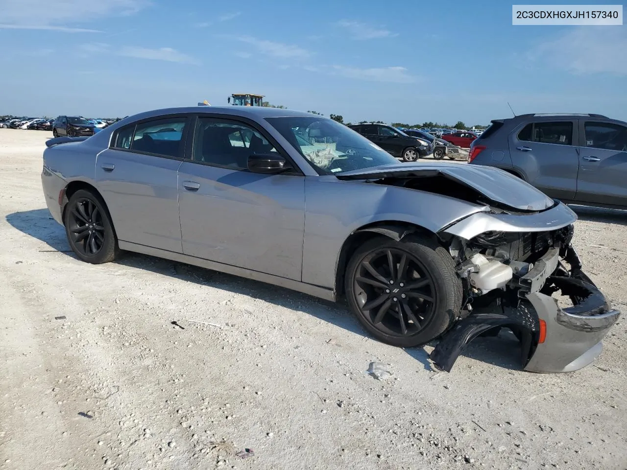 2C3CDXHGXJH157340 2018 Dodge Charger Sxt Plus