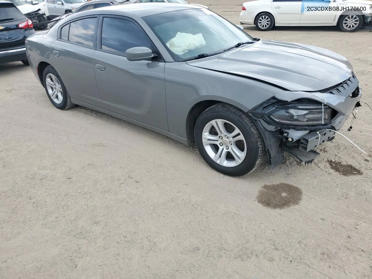 2C3CDXBG8JH170600 2018 Dodge Charger Sxt