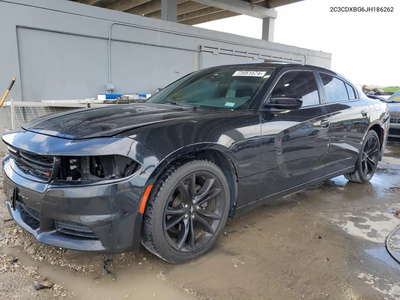 2C3CDXBG6JH186262 2018 Dodge Charger Sxt