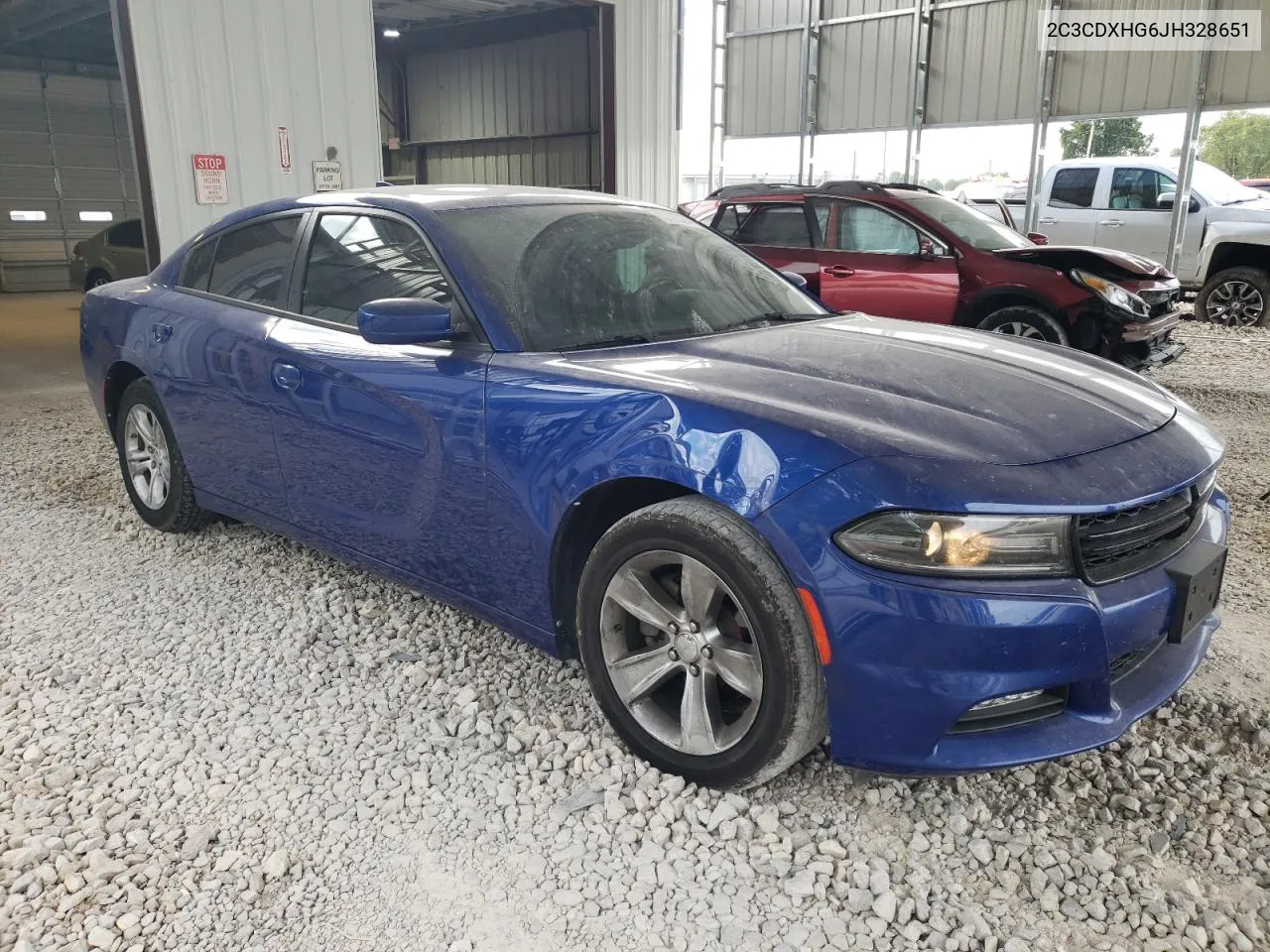 2018 Dodge Charger Sxt Plus VIN: 2C3CDXHG6JH328651 Lot: 72178334