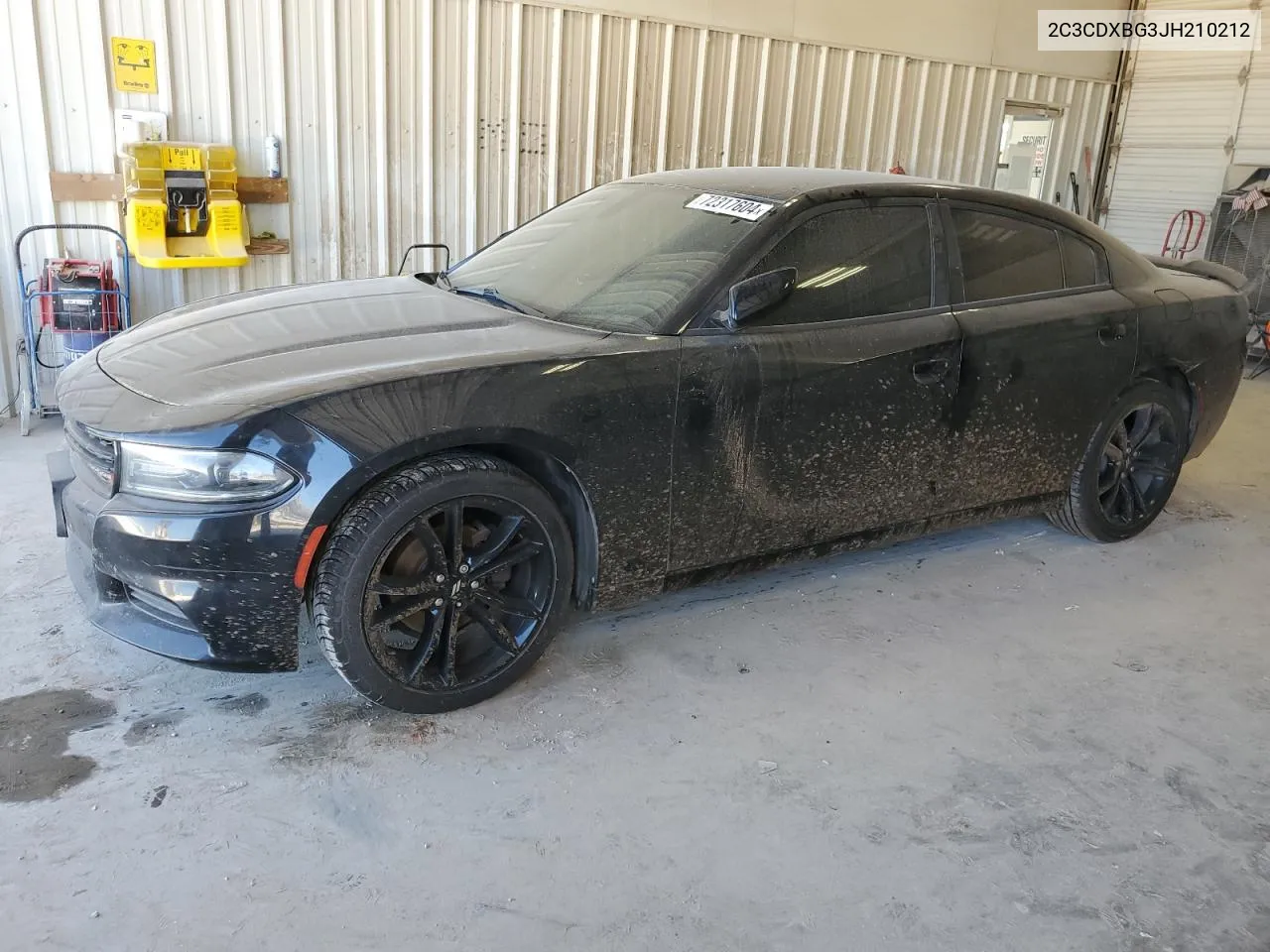 2C3CDXBG3JH210212 2018 Dodge Charger Sxt