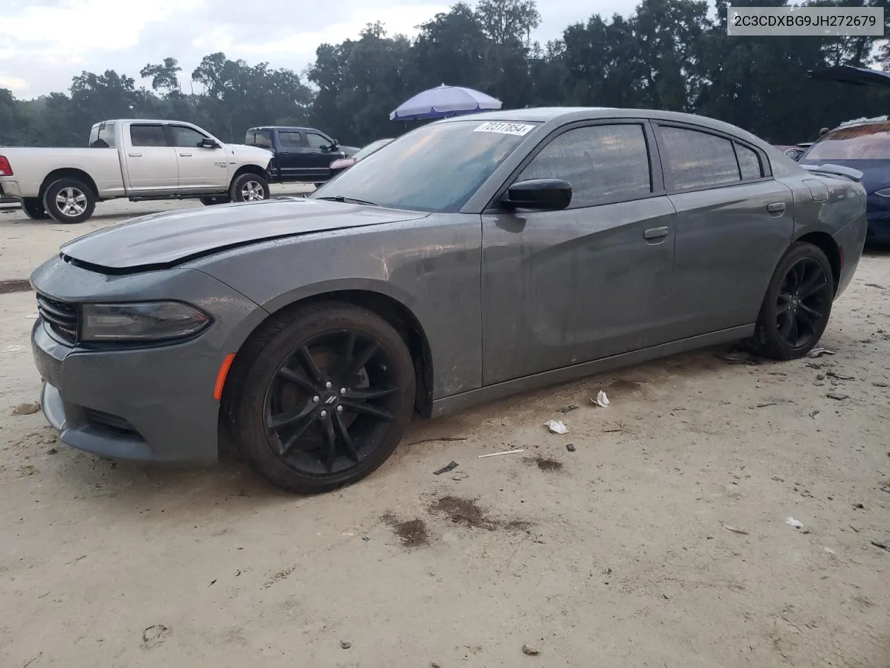 2018 Dodge Charger Sxt VIN: 2C3CDXBG9JH272679 Lot: 72317854