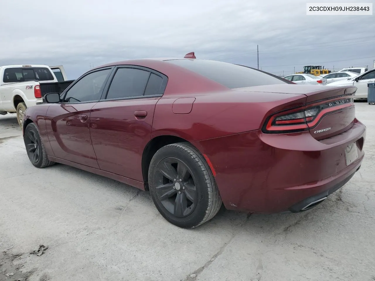 2018 Dodge Charger Sxt Plus VIN: 2C3CDXHG9JH238443 Lot: 81620503