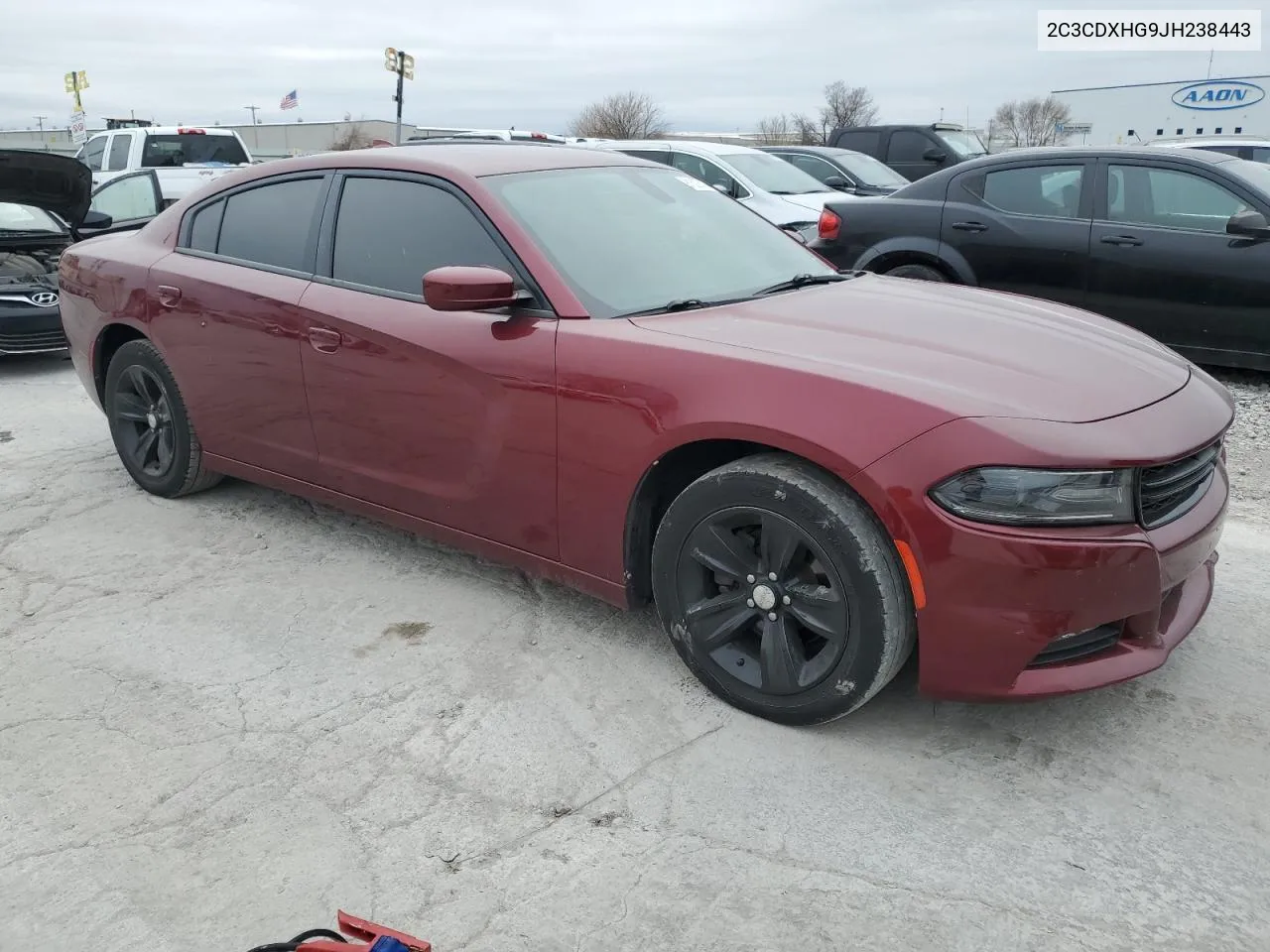 2018 Dodge Charger Sxt Plus VIN: 2C3CDXHG9JH238443 Lot: 81620503