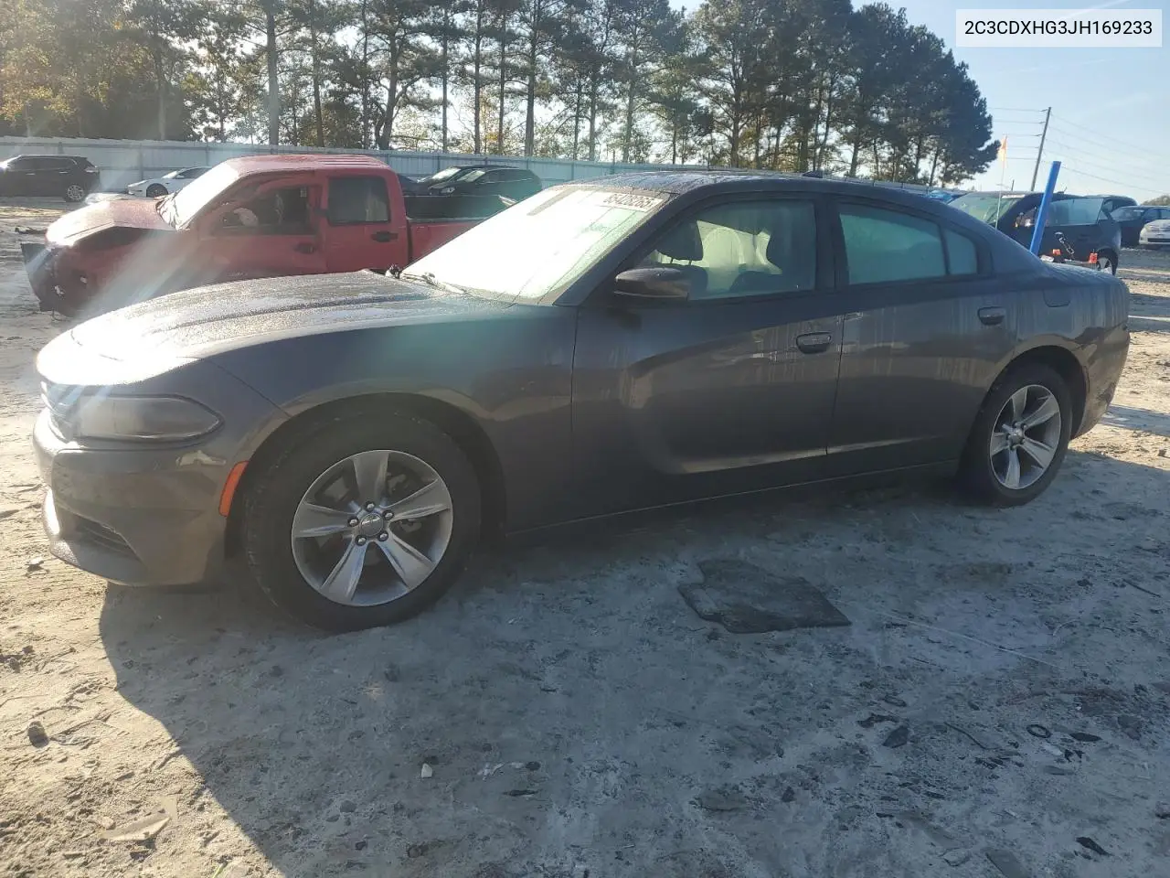 2C3CDXHG3JH169233 2018 Dodge Charger Sxt Plus