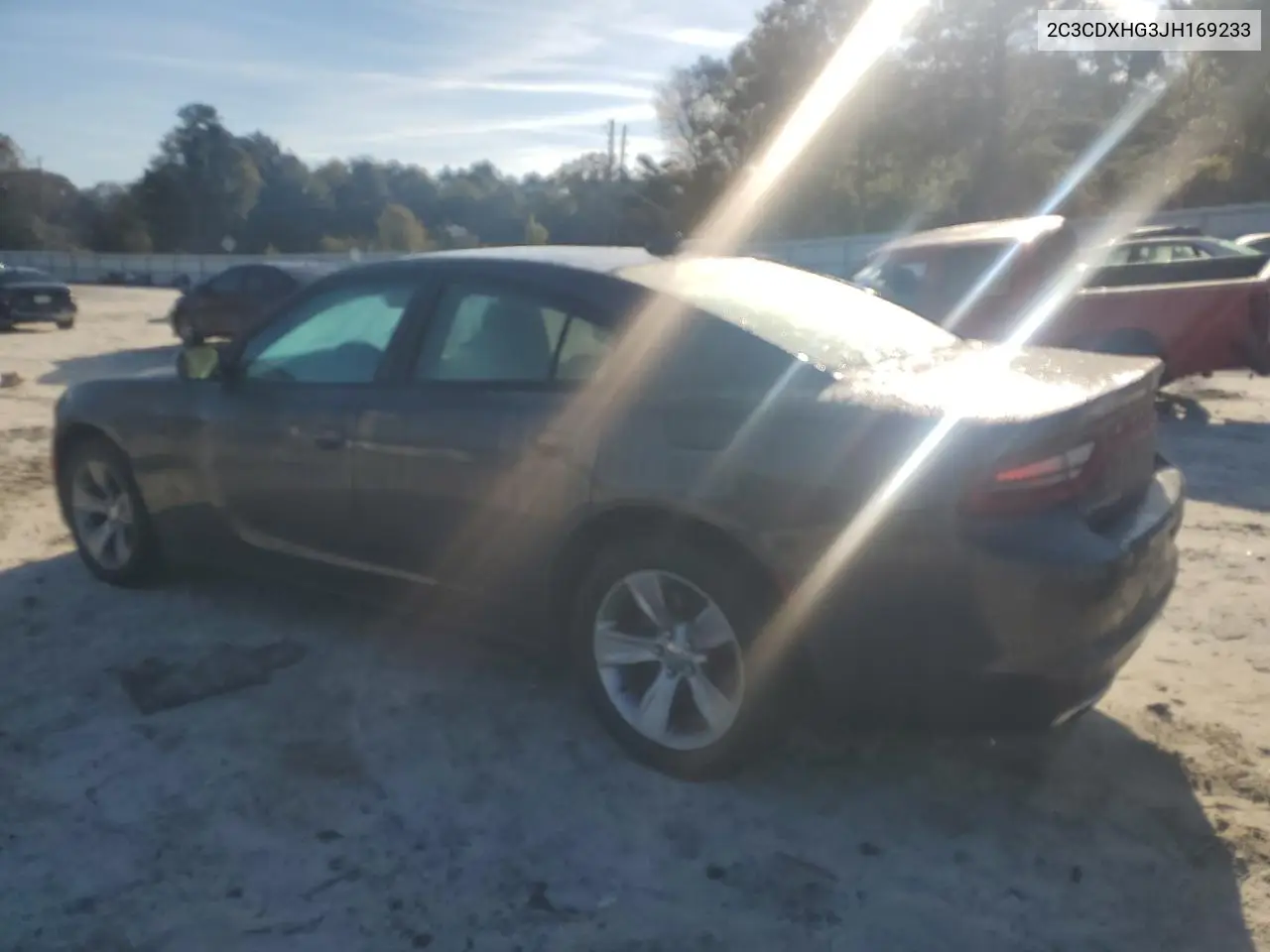 2C3CDXHG3JH169233 2018 Dodge Charger Sxt Plus