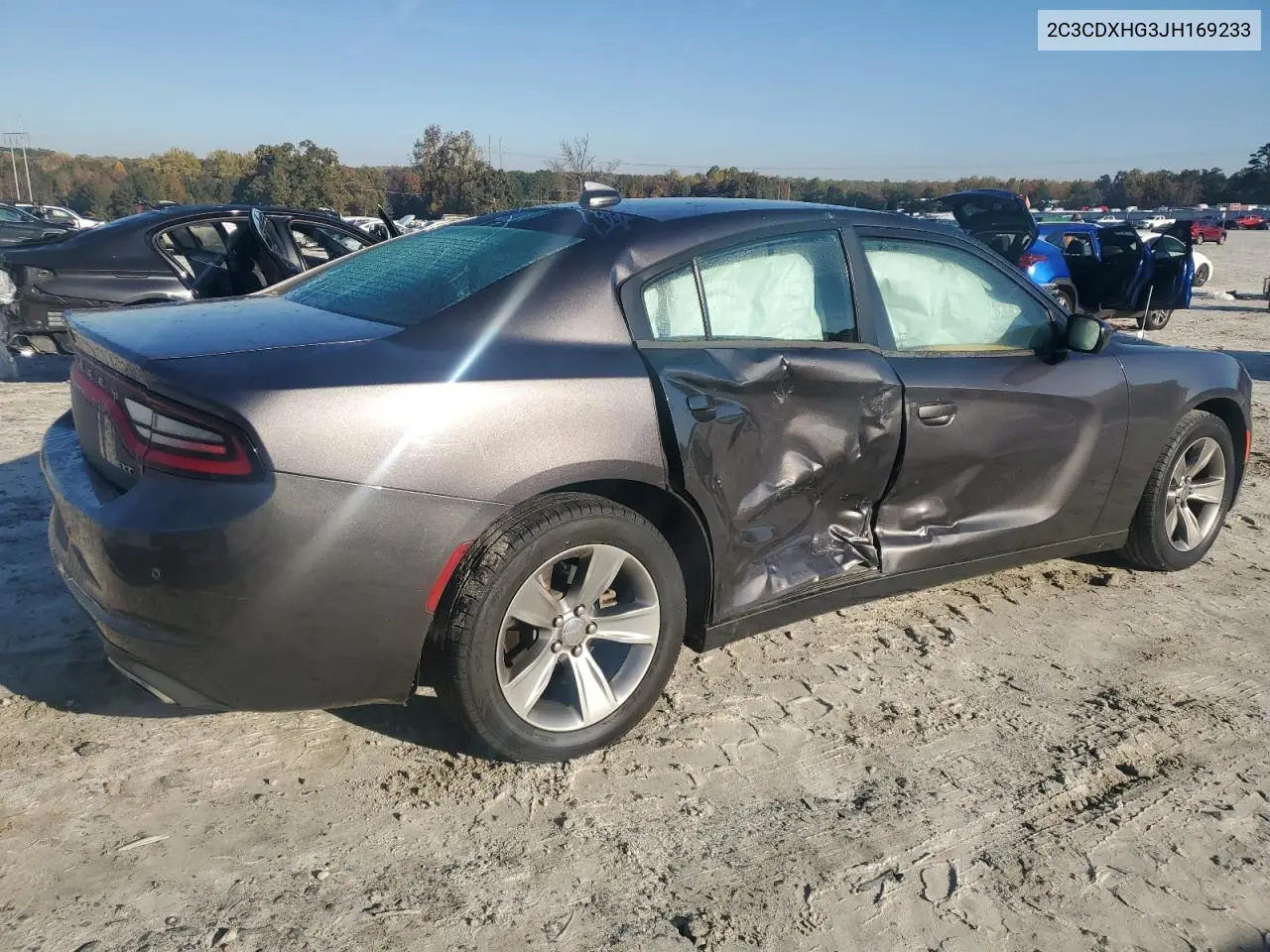 2C3CDXHG3JH169233 2018 Dodge Charger Sxt Plus