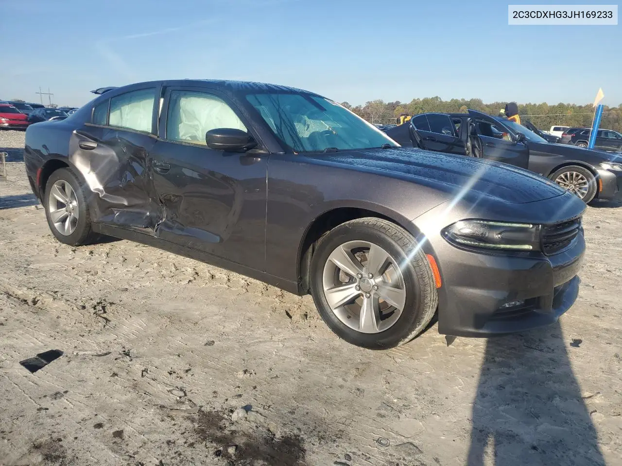 2C3CDXHG3JH169233 2018 Dodge Charger Sxt Plus