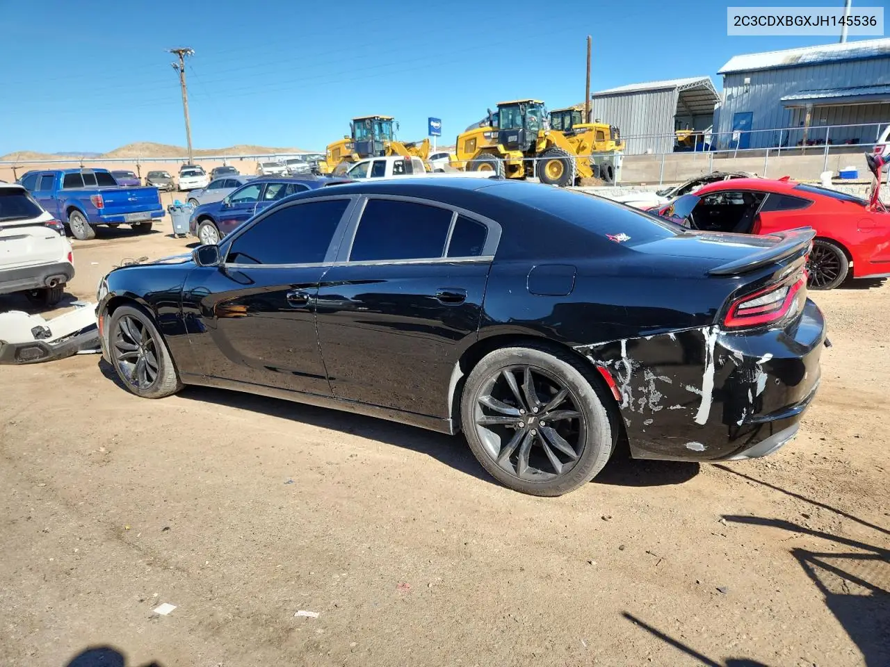 2C3CDXBGXJH145536 2018 Dodge Charger Sxt