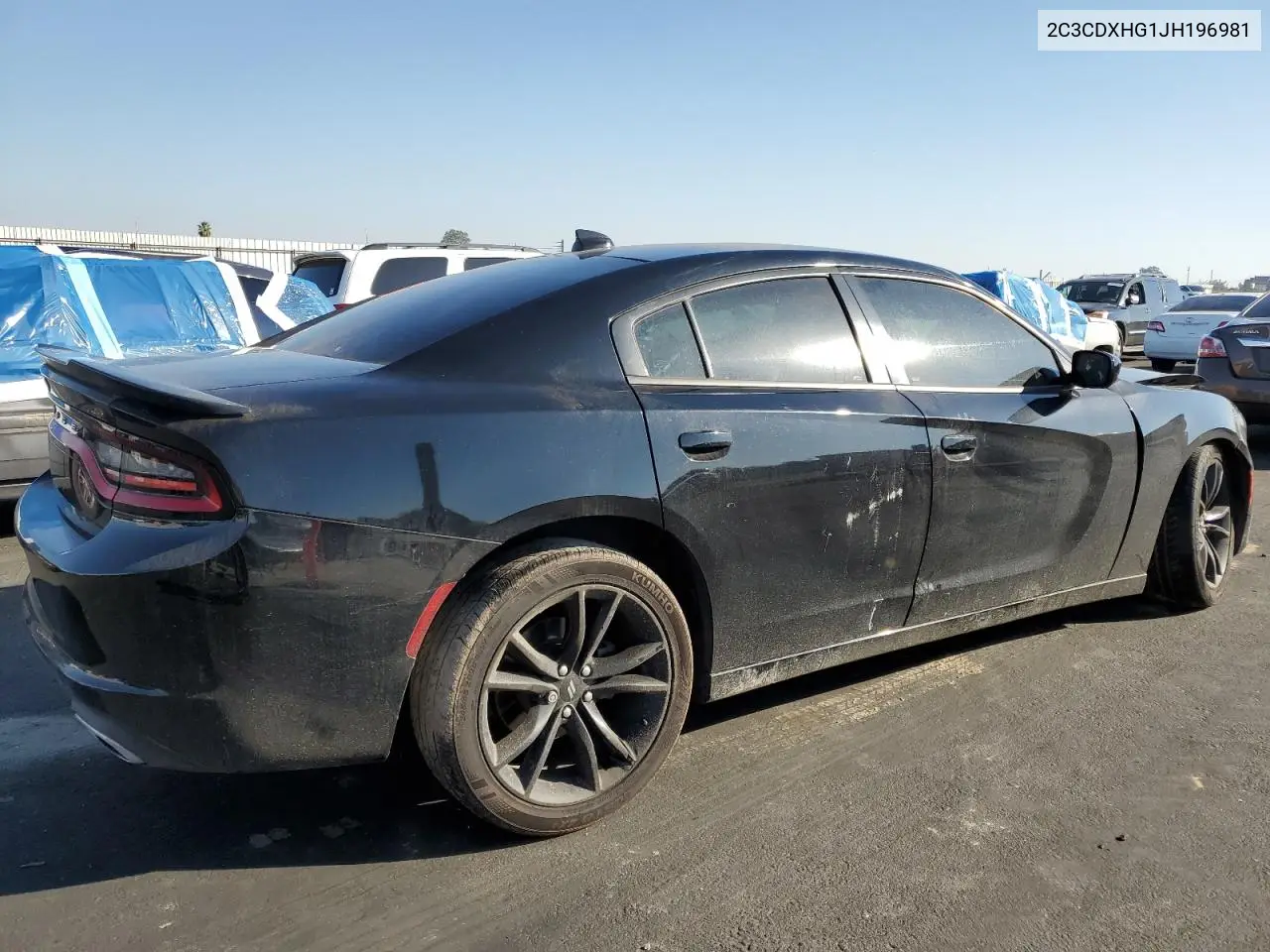 2C3CDXHG1JH196981 2018 Dodge Charger Sxt Plus