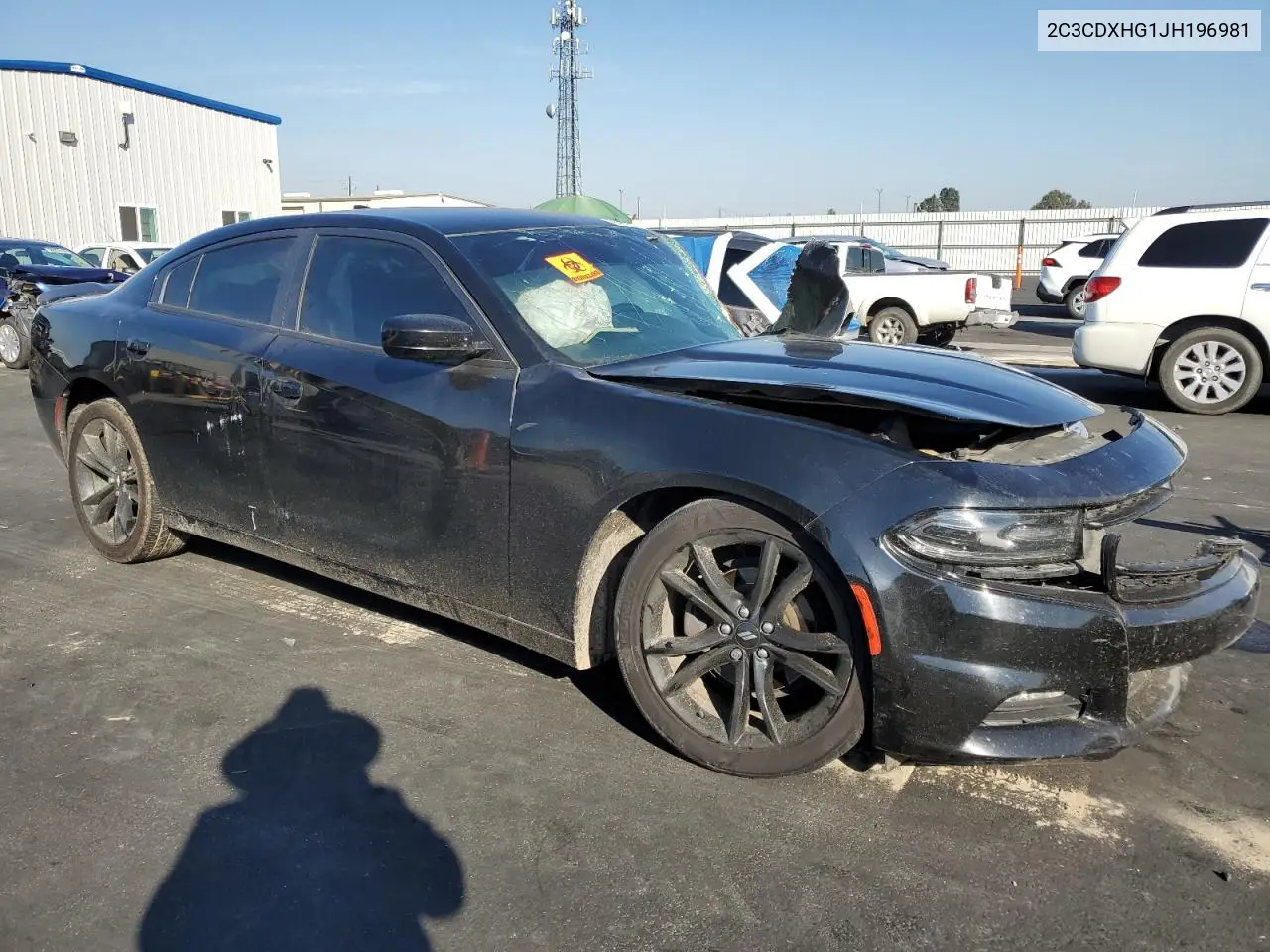 2C3CDXHG1JH196981 2018 Dodge Charger Sxt Plus
