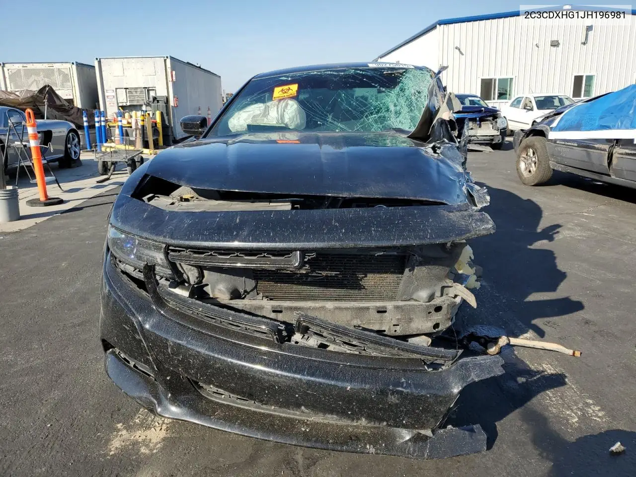 2C3CDXHG1JH196981 2018 Dodge Charger Sxt Plus