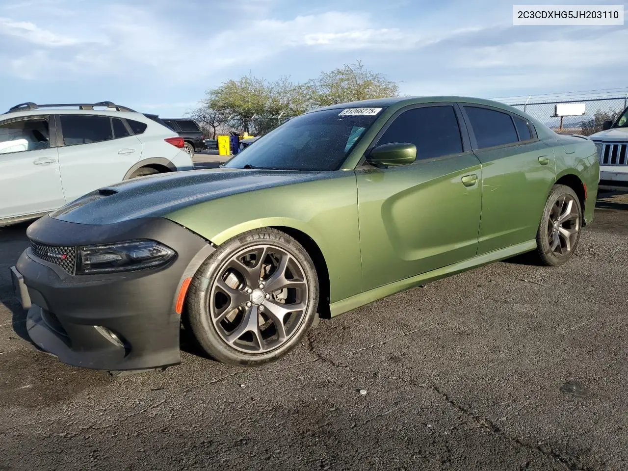 2C3CDXHG5JH203110 2018 Dodge Charger Sxt Plus