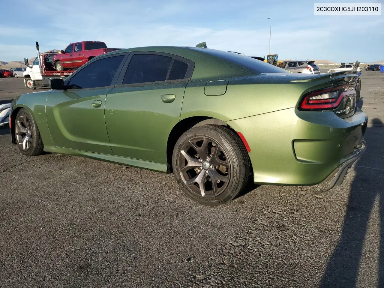 2C3CDXHG5JH203110 2018 Dodge Charger Sxt Plus