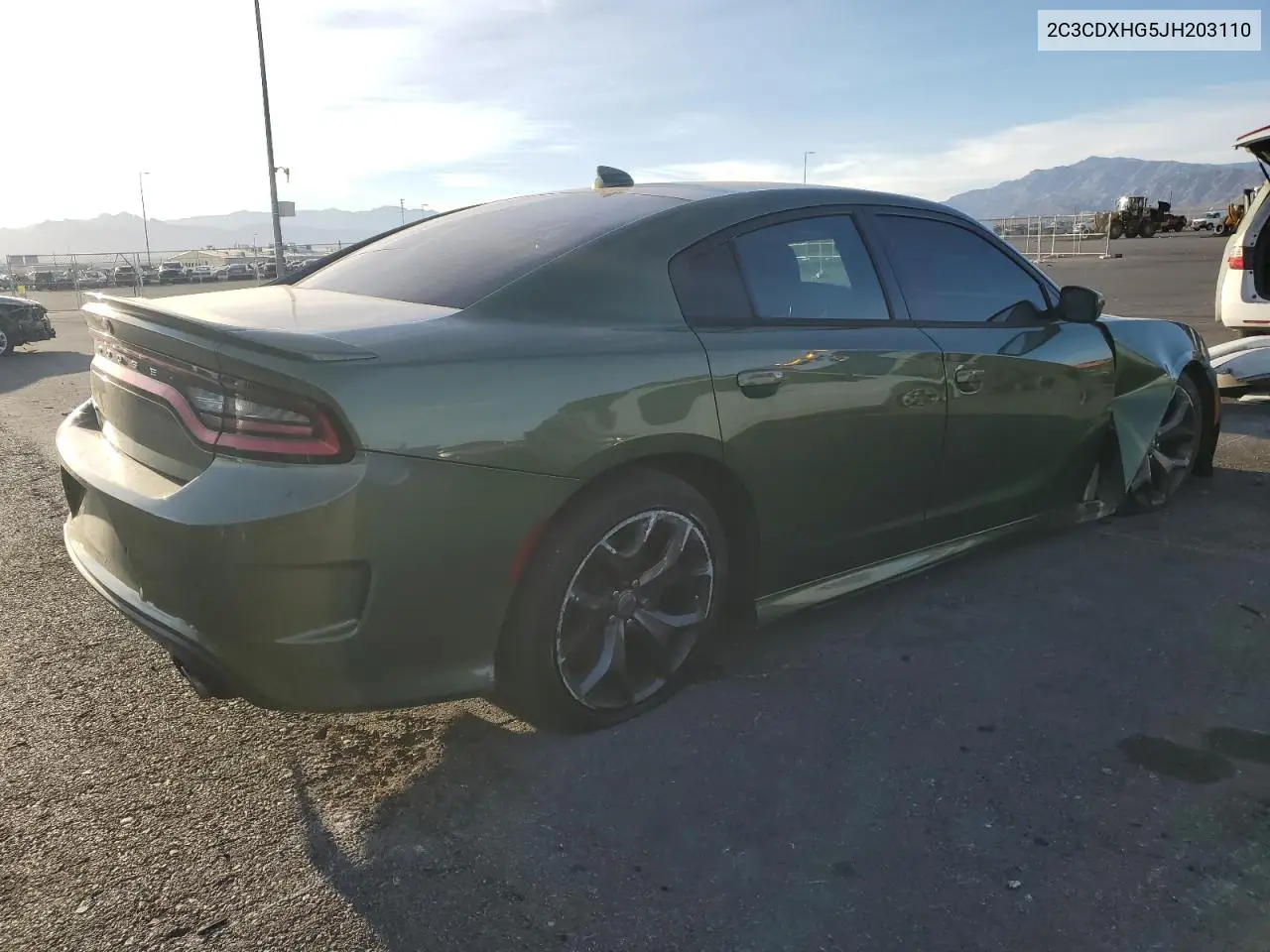 2C3CDXHG5JH203110 2018 Dodge Charger Sxt Plus