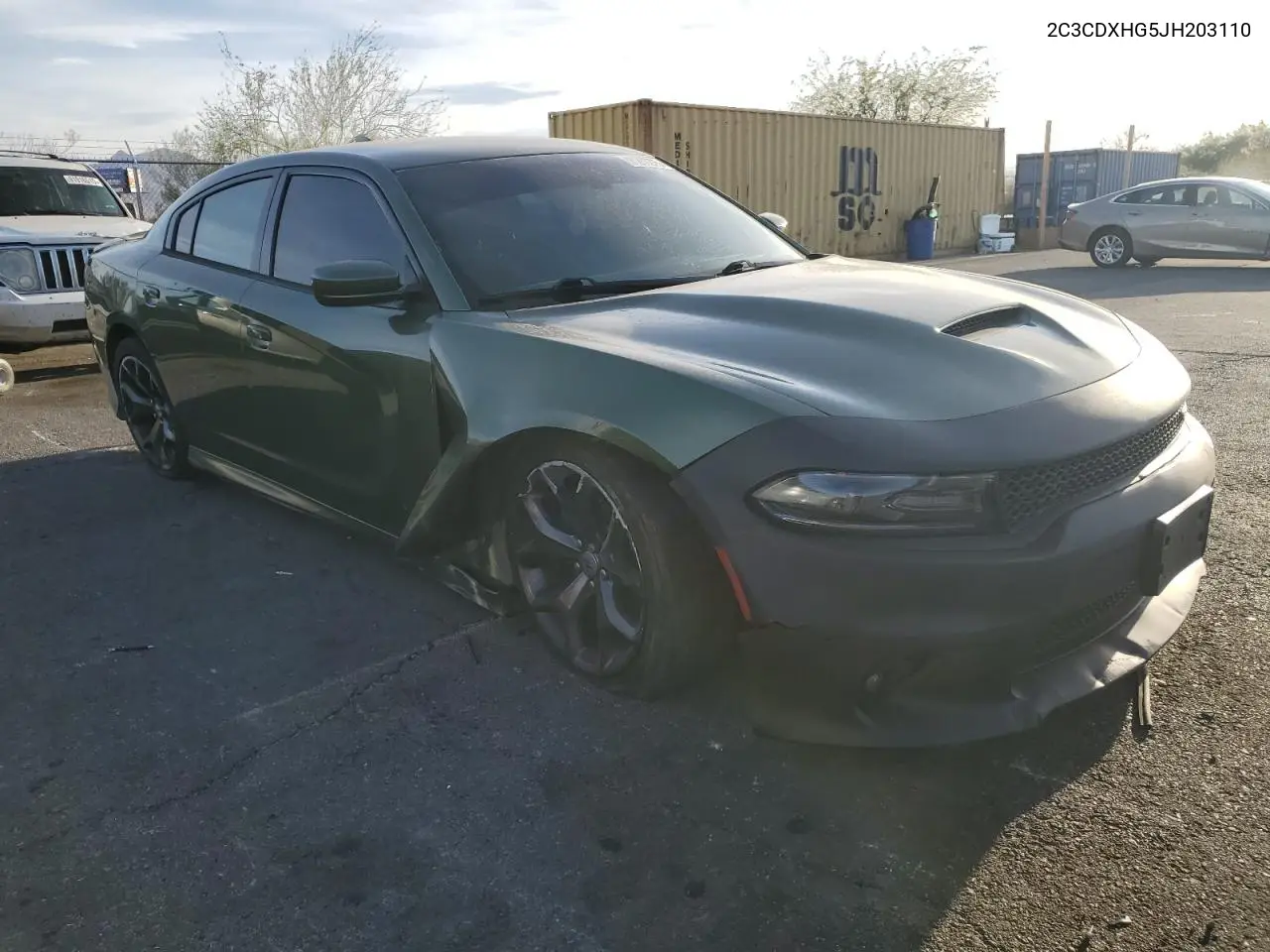 2C3CDXHG5JH203110 2018 Dodge Charger Sxt Plus
