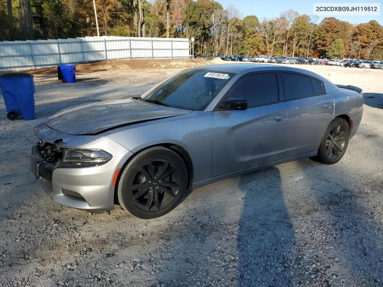 2C3CDXBG9JH119512 2018 Dodge Charger Sxt