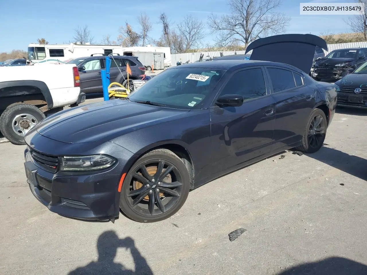 2C3CDXBG7JH135479 2018 Dodge Charger Sxt