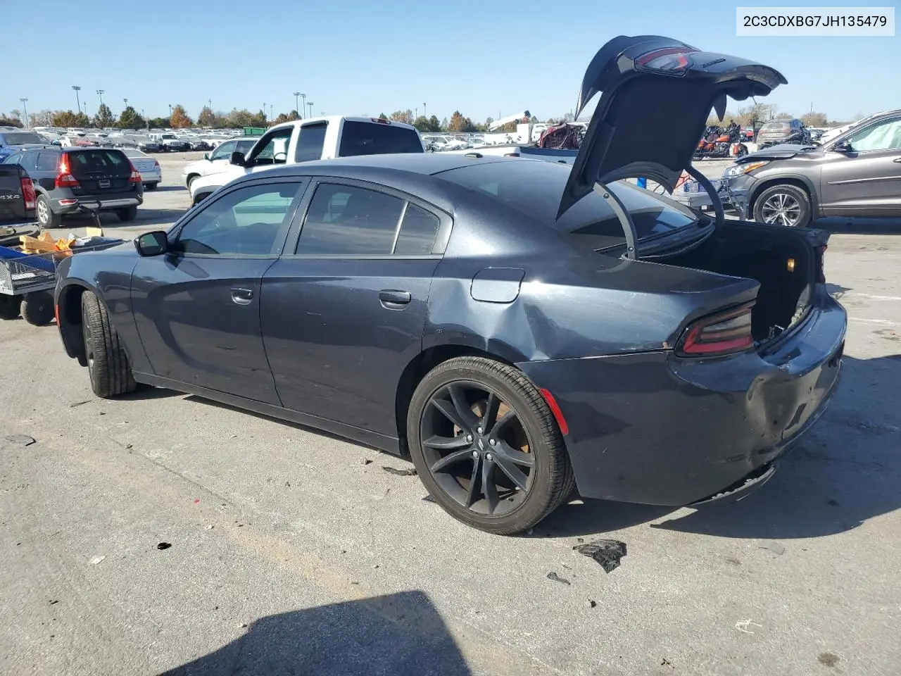 2C3CDXBG7JH135479 2018 Dodge Charger Sxt