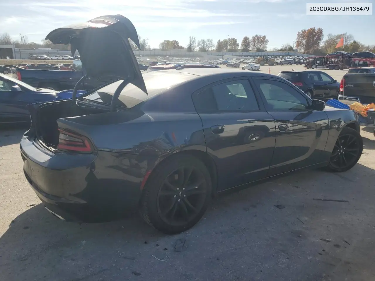 2C3CDXBG7JH135479 2018 Dodge Charger Sxt